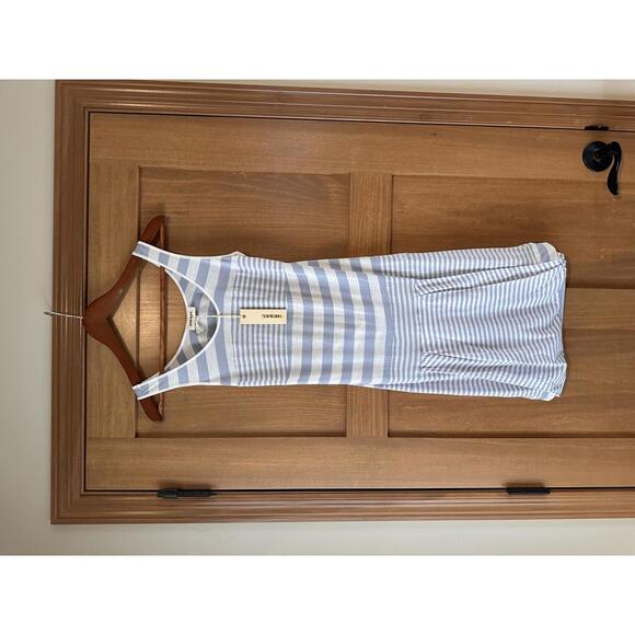 NWT Diesel Blue/White Striped Open Back Sleeveless Mini Dress Women’s size XS - Picture 13 of 13